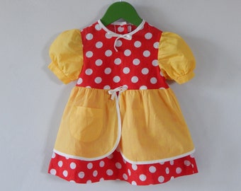 Nursery Time BNWT Baby Girl Bird Summer Spotty Dress Outfit Clothes
