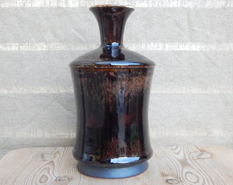 Vintage Töreboda Keramik Vase Ceramic Vase Sweden Modern Scandinavian Stoneware Vase, Made in Sweden
