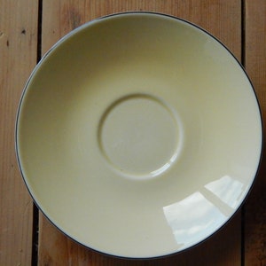 Gustavsberg Natur Yellow Saucer Plate Sweden Hand Decorated Scandinavian Tableware