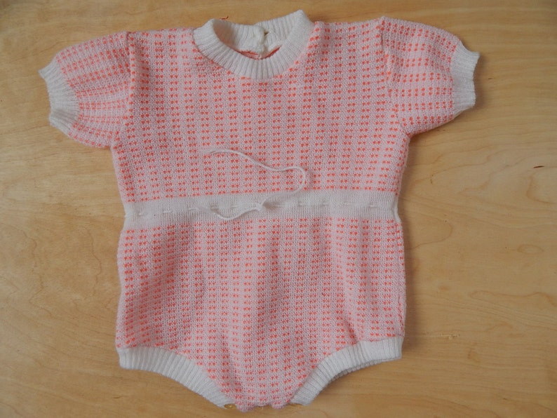 about 4-6 month Vintage Baby Jumpsuit Unisex Baby Playsuit