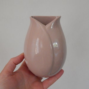 Rosa Keramik Wandvase Made in USSR Estnisches Design 1980er Jahre