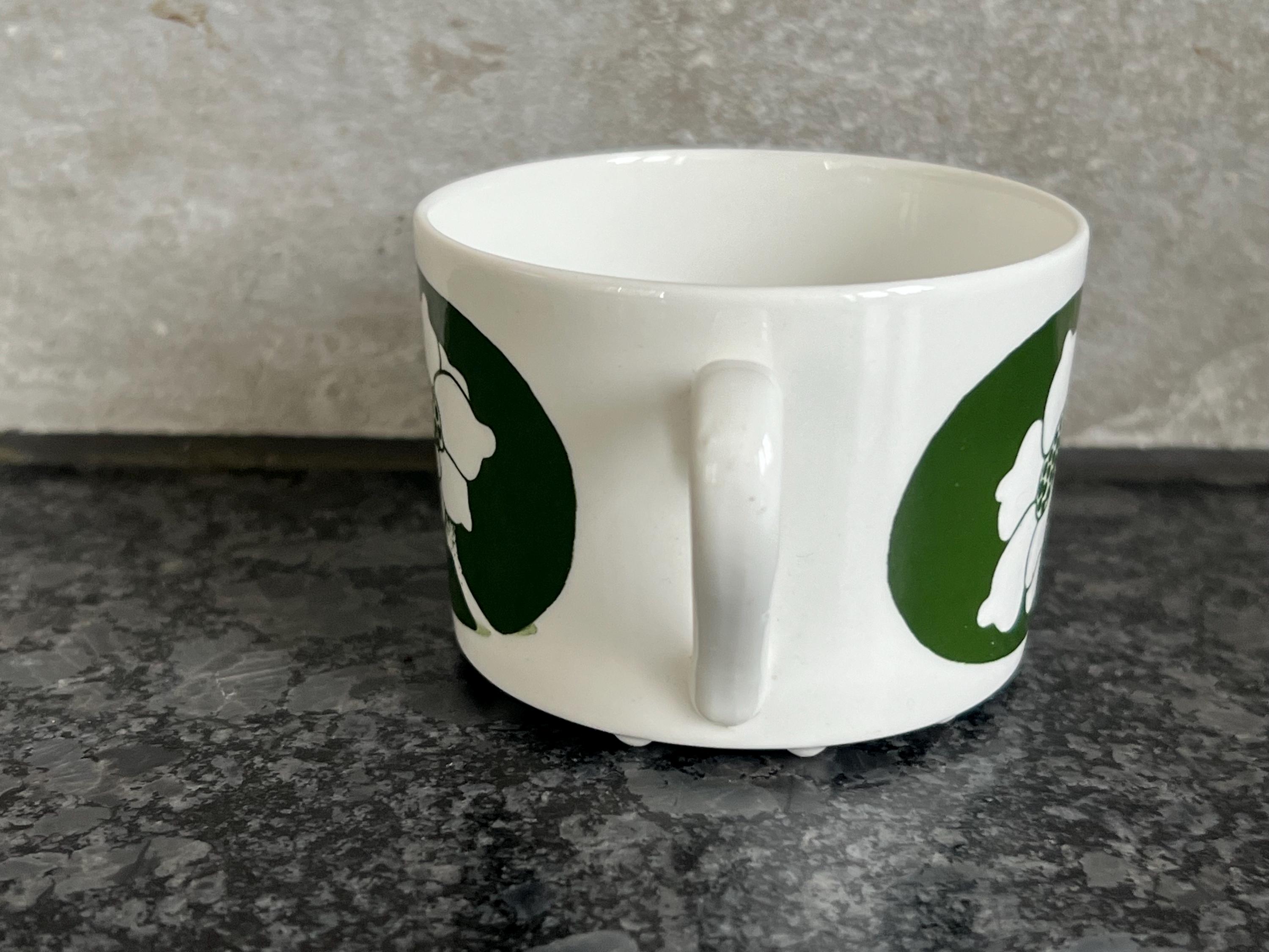 Scandinavian Vintage Gustavsberg FLEUR Cup Design Paul Hoff Scandinavian Vintage Gustavsberg FLEUR Cup Design Paul Hoff