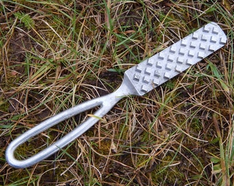 Vintage Fish Scraper Fish Skin Cleaning Seafood Tool Aluminium Metal Kitchen Utensil