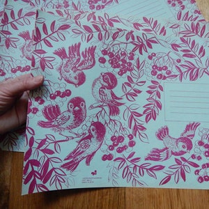 Juego de 4 hojas antiguas de papel para cubierta de cuaderno, papel vintage, coleccionable, años 70