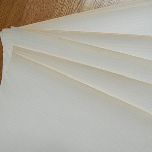 Set of 10 Vintage  gridlocked booklet paper old vintage sheets Vintage  Paper 1970 s   Collectible