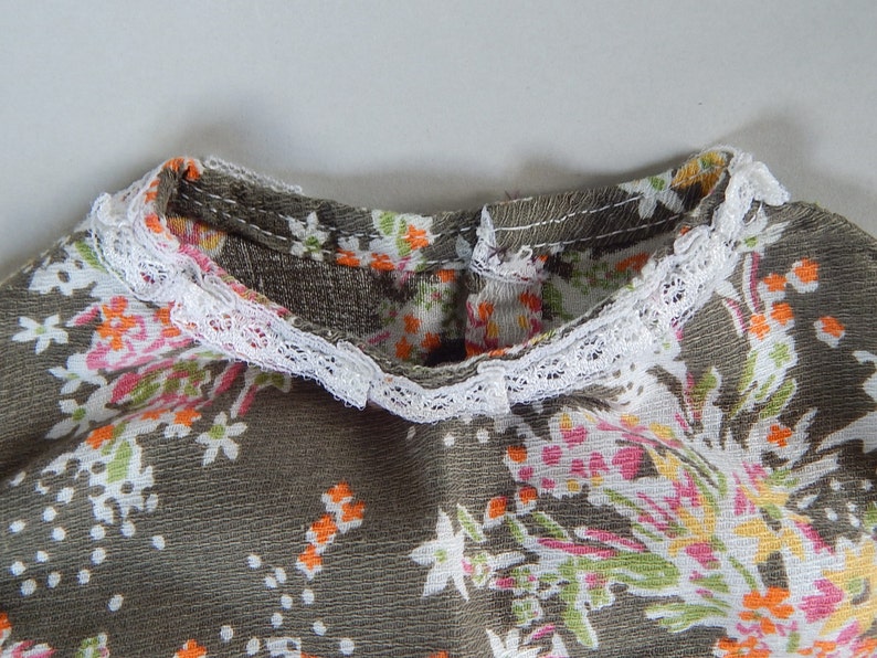 Vintage Cotton Baby Dress Retro Homemade Flower Dress Kid Summer Sleeveless dress Baby Dress