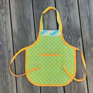 Swedish Handmade Baby Photoshoot or Doll Kitchen Apron 100% Cotton