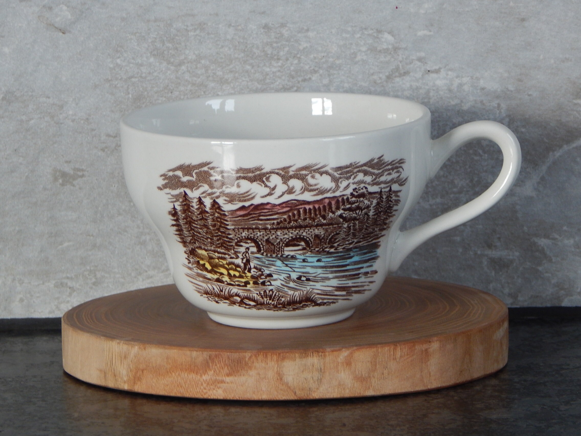 Vintage Big Coffee Tea Cup Made in England Etsy