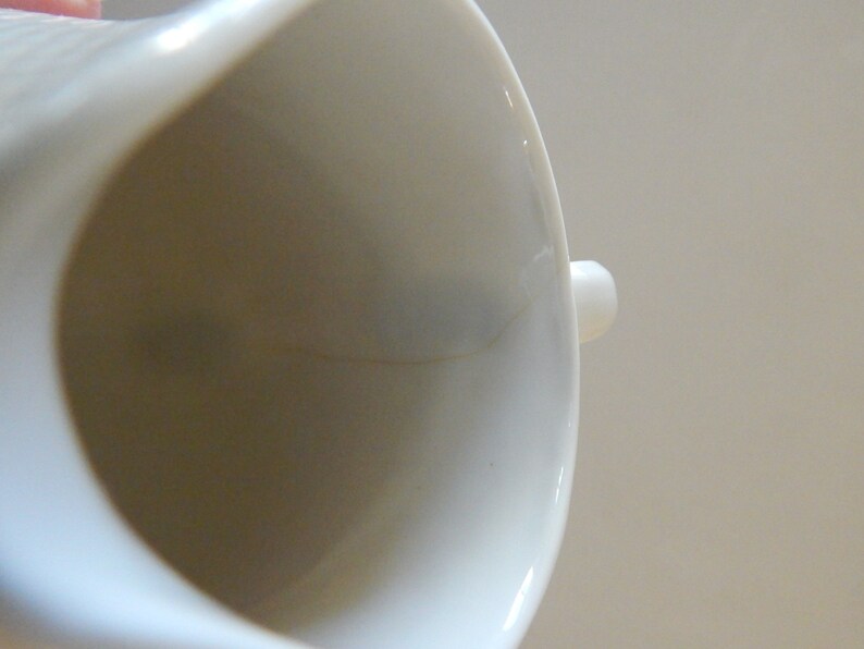 Scandinavian Vintage Rorstrand Ceramic Pitcher Milk Jug by Louise Adelborg Rostrand Sweden Scandinavian Design