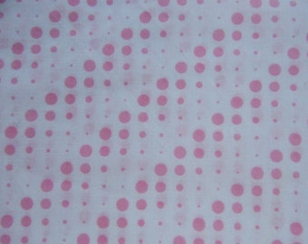 Vintage Light Cotton Batist Polka Dot Fabric Vintage  Fabric for Sewing Dress or Baby clothing 149 x 200 cm