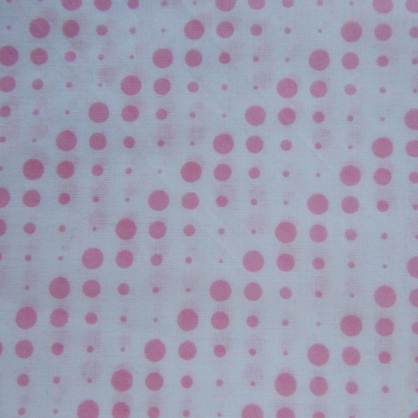 Vintage Light Cotton Batist Polka Dot Fabric Vintage  Fabric for Sewing Dress or Baby clothing 149 x 200 cm