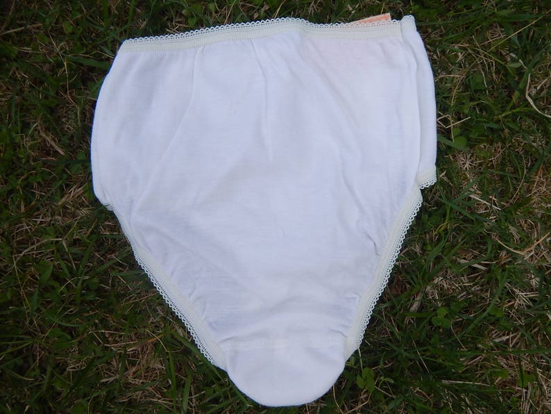 Soviet Vintage Underwear Teen Girls White Cotton Pa
