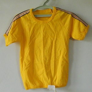 Vintage Kids Unisex Yellow T- Shirt, Unused,
