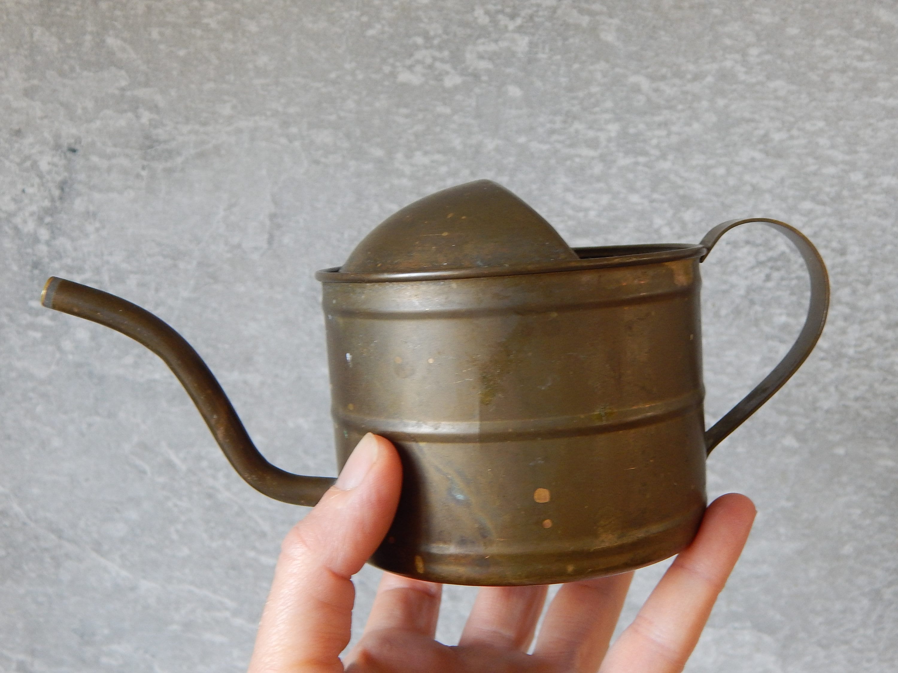 Vintage Copper Oil Jug Industrial Farmhouse Antique Garage Etsy Singapore