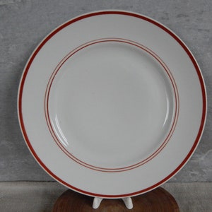 Set of 2 RPR Vintage Dinner Plate, Tableware Serving Dish Faience Plates from 1970 s. Riga Porcelain Factory