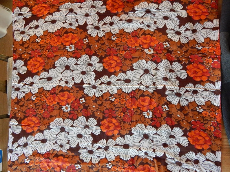 Vintage Fabric Russian Cotton Viscose Fabric Vintage Russian Fabric for Sewing Home Textile 4.75 Yards