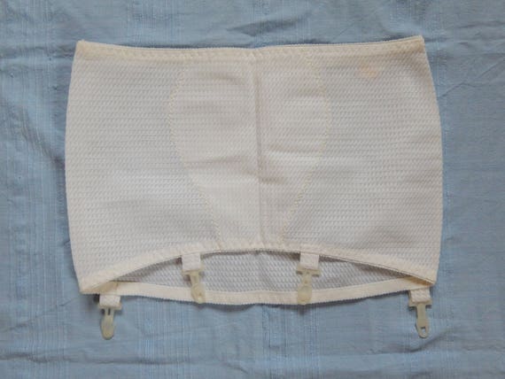 Girdle Soviet -Time Vintage white Suspender Girdle