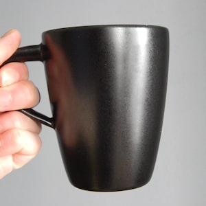 Scandinavian Vintage Höganäs Keramik Stoneware Black Mug Pottery by Stengods Sweden Scandinavian Design