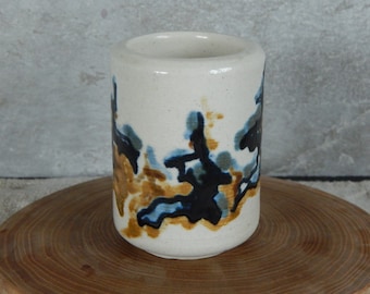 Vintage Stoneware Vase 1960-s Decorative Vase Made In   Design Vase Retro Vase