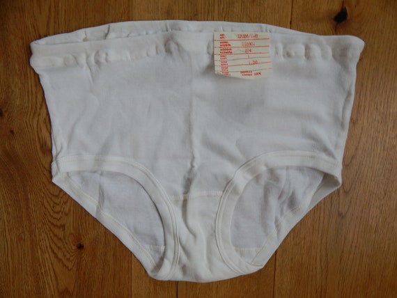 Women Lingerie Knickers White Cotton Underpants Made in Size XL With  Factory Tag -  Norway