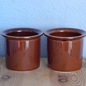 Set of 2 Scandinavian Vintage Stig Lindberg Stoneware Jar Pot Jar Pottery by Gustavsberg Sweden Scandinavian Design 1960