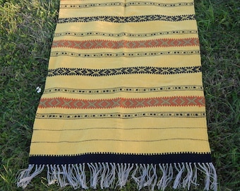 Tappeto arazzo vintage, tappeto di lana tessuto a mano, tessuto tessile, arazzo da parete, decorazione per la casa, arte tessile da parete