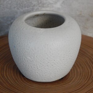 Estnische Vintage Keramikvase Kleine Weiße Vase Design ARS Keramik