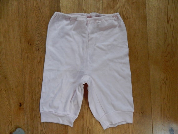 Vintage Cotton Underwear Ladies Unused Pale Pink … - image 6