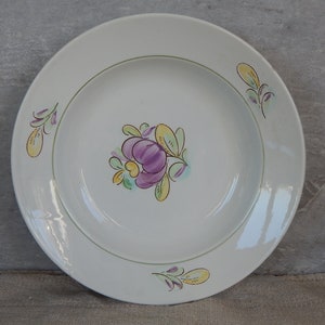 Ukraine Vintage Pasta Plate Soup Bowl, Budi Tableware Bowl Ceramic Vintage items from 1970