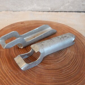 Set of 2 Vintage Manual Bottle Opener Metal Rustic Bottle Opener