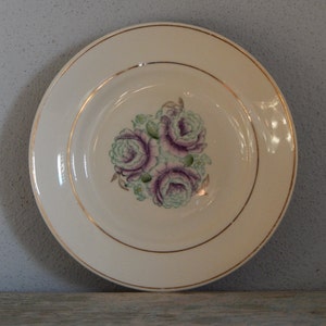 Riga Porcelain Factory Collectible  Vintage Plate,  era 1950 s. Tableware,   Latvia