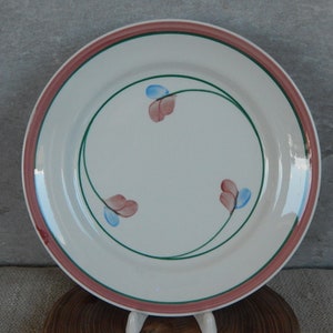 Scandinavian Vintage Rorstrand JENNY Porcelain Cake Plate by Rostrand Sweden Handpainted