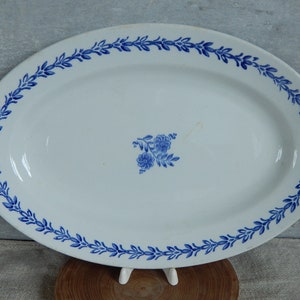 Arabia of Finland Blue flower pattern Serving Plate Platter