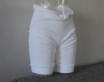 Vintage Ribbed Cotton Underwear EXTRA LARGE Ladies Unused White Cotton Knickers  Underpants Made in Estonia