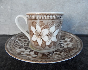 Scandinavian Vintage Old Gustavsberg Sweden Flint Porslin DEKOR 53