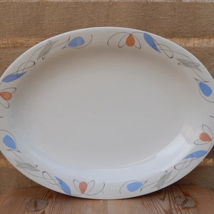 Scandinavian Vintage Rorstrand LAGUNA Platter Sweden Scandinavian Design 1960 s.