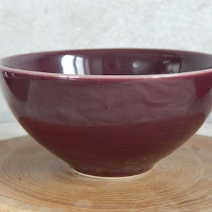 Scandinavian Hoganas Keramik Purple Shiny Bowl