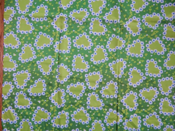 Vintage Polyester Viscose Fabric 39 inches Vintage  Retro Fabric