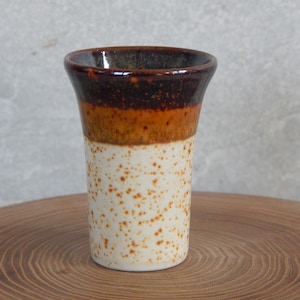 Brown Ceramic Miniature Vase