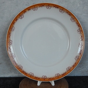 Riga Porcelain Factory Collectible Dinner Pate  Vintage Plate,  era 1950 s. Tableware,   Latvia RPF