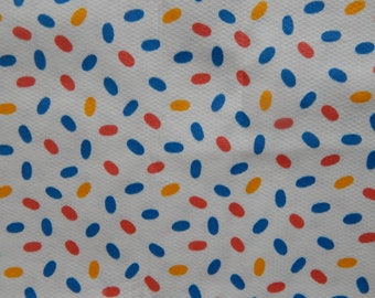 Soviet Vintage Unused Cotton Candy Pill Pattern Fabric Vuokko Style Retro Fabric 79 x 290 cm