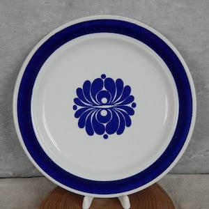 Vintage Egersund Norway Plate Tana Bla Epoke 1950-1974