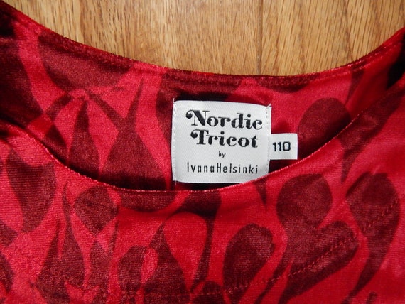 Ivana Helsinki Nordic Tricot Toddler Dress Girls Red Party