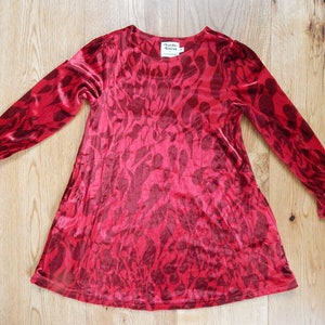 Ivana Helsinki Nordic Tricot toddler Dress Girls Red Party Dress Dress 4-5 years for 110 cm tall child