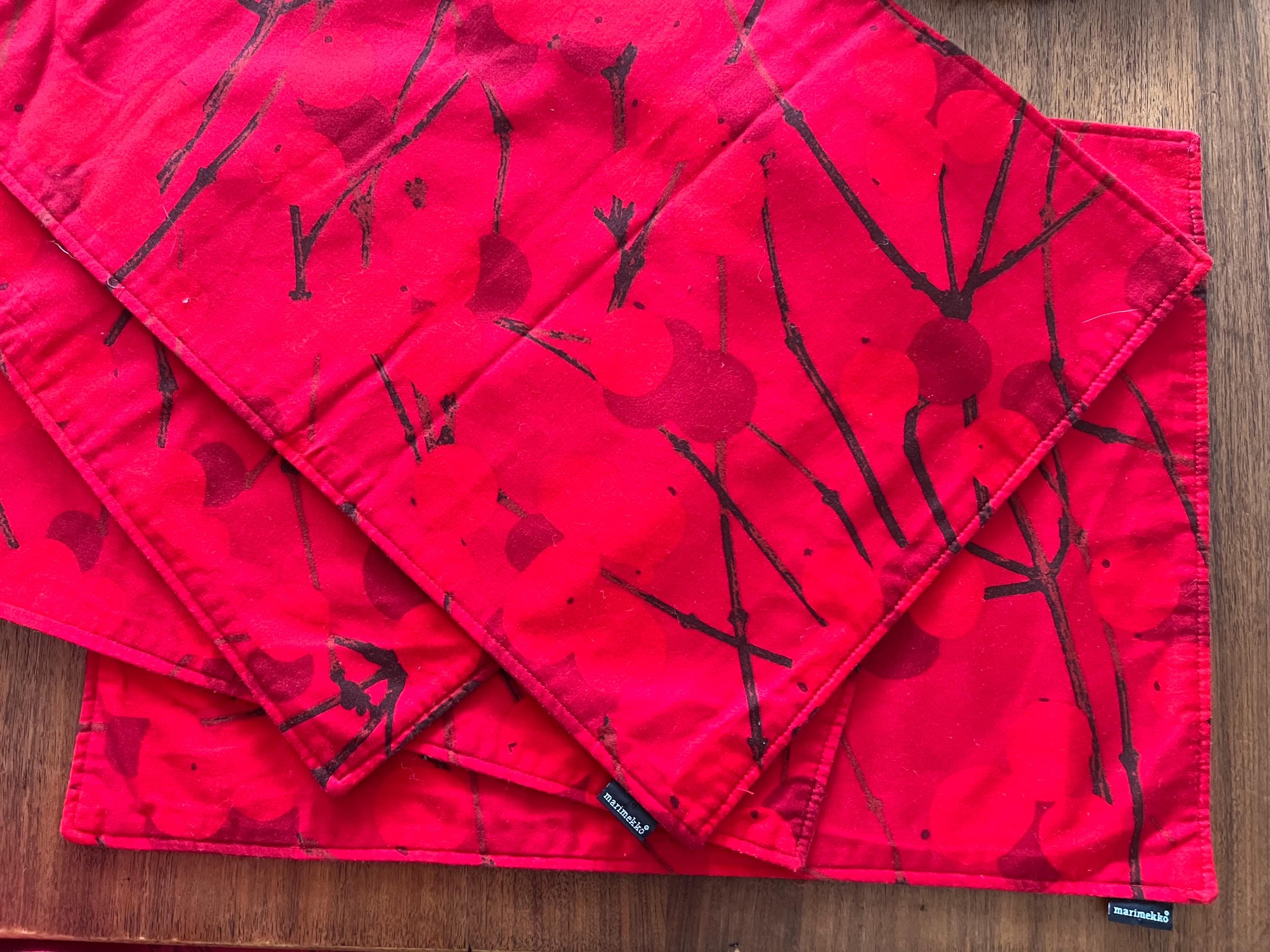 【あかりちゃん】marimekko vintage 130cm Vintage Marimekko Finland Erja Hirvi Lenny Flannel Cotton