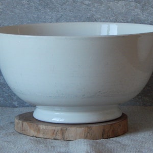 Arabia of Finland White Bowl Arabia bowl of batter Mixing bowl Porcelain Tableware 1940 s