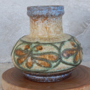 Vintage Vase German Vase Strehla 7420 Made in GDR East Germany
