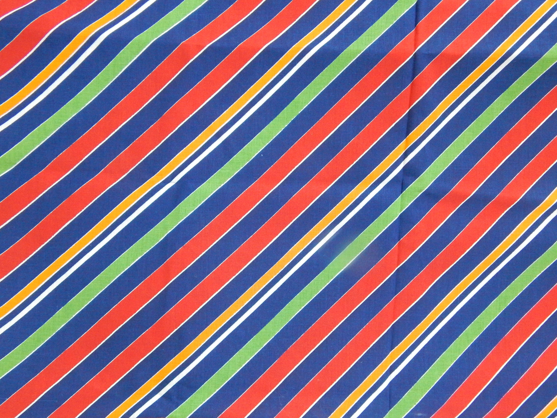 【新品未使用】House on the hill Black Stripe 80 Vintage Unused Cotton Fabric Retro Diagonal Striped Fabric