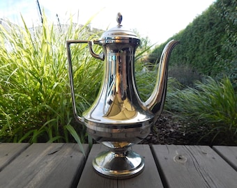 Swedish Antique Coffee Pot Gottfrid Carlsson Eskilstuna, Art Deco Home Decor 1930 s
