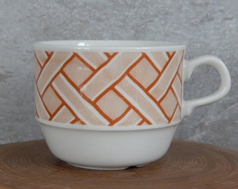 Vintage Upsala Ekeby Gefle VIRVEL Plates: Scandinavian Blue